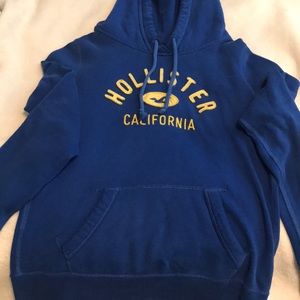 Blue Hollister hoodie